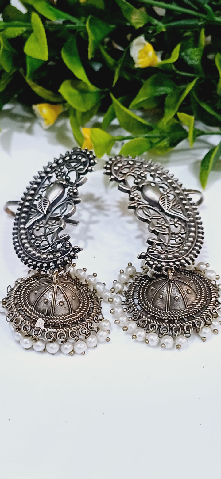 Ear cuff with jhumki